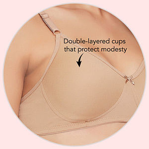 Buy Non-Padded Non-Wired Full Cup Full Figure Bra in Blue - Cotton Rich  Online India, Best Prices, COD - Clovia - BR0185F08