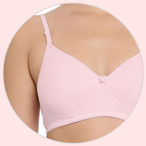 Buy Jockey Padded Non-Wired Full Coverage T-Shirt Bra - White at Rs.1049  online