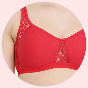 Buy Cotton Rich Non-Padded Non-Wired T-shirt Bra Online India, Best Prices,  COD - Clovia - BR0770P14
