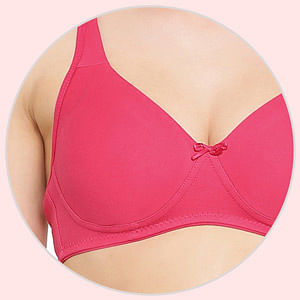 Buy Non-Padded Non-Wired Full Coverage Bra with Double Layered Cups In  Purple - Cotton Rich Online India, Best Prices, COD - Clovia - BR0636P12 in  2023
