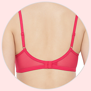 Buy Bralux Tshirt Bra for Women Cotton Bra Non Wired Padded Bra Full  Coverage C Cup Bra, Melange Red 34C Online at Best Prices in India -  JioMart.