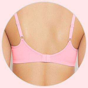 Buy Clovia Non-Padded Non-Wired Full Cup Heart Print Bra in Peach Colour -  Cotton Online at Best Prices in India - JioMart.