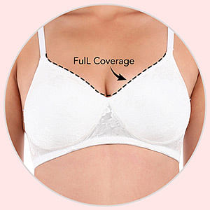 Plain Pink Transparent And Adjustable Strap Comfortable Cotton Padded Bra  For Ladies at Best Price in Surat