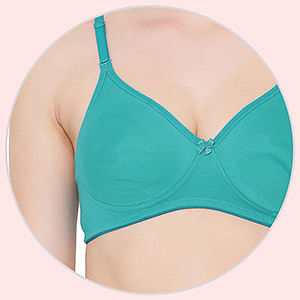 Buy Non-Padded Non-Wired Full Coverage Spacer Cup Multiway T-shirt Bra in  Sky Blue - Cotton Rich Online India, Best Prices, COD - Clovia - BR1662P03