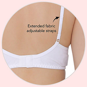 Buy Padded Non-Wired Full Figure T-shirt Bra in White - Cotton Online  India, Best Prices, COD - Clovia - BR2500P18