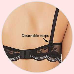 Buy INTIMACY LINGERIE Womens Lace Non-Wired Non-Padded Full Coverage Bridal  Bra- LL06 Black at