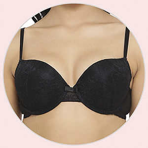 Buy Push up Bras deep U Plunge Plus Size Big Cup Women's Bra Ladies  Everyday Intimates Wire Free 70 75 80 85 90 95 A B C D E Ivory Cup Size 90A  at