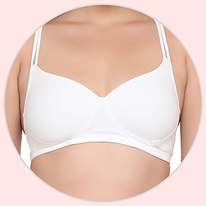Buy Cotton Padded Non-Wired Racerback T-Shirt Bra Online India, Best Prices,  COD - Clovia - BR1514P18