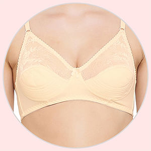 Buy Cotton Rich Non-Padded Non-Wired Bra with Detachable Straps - Beige  Online India, Best Prices, COD - Clovia - BR0762P24