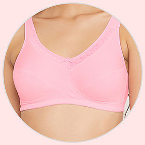 Buy Non-Padded Non-Wired Full Cup Bra in Dark Pink - Cotton & Lace Online  India, Best Prices, COD - Clovia - BR2134P14